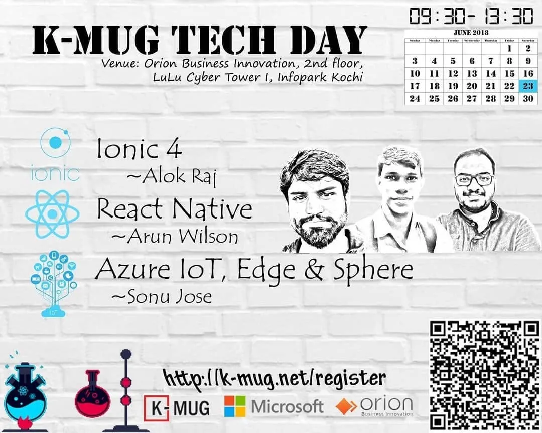 K-MUG TechDay — "Get ready for Ionic 4!", Orion Innovation, Kochi