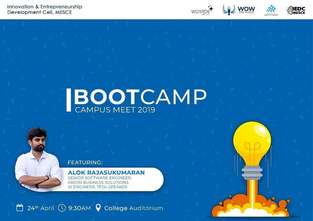 MES College of Engineering, Kuttippuram — Bootcamp Campus Meet 2019 (IEDC)