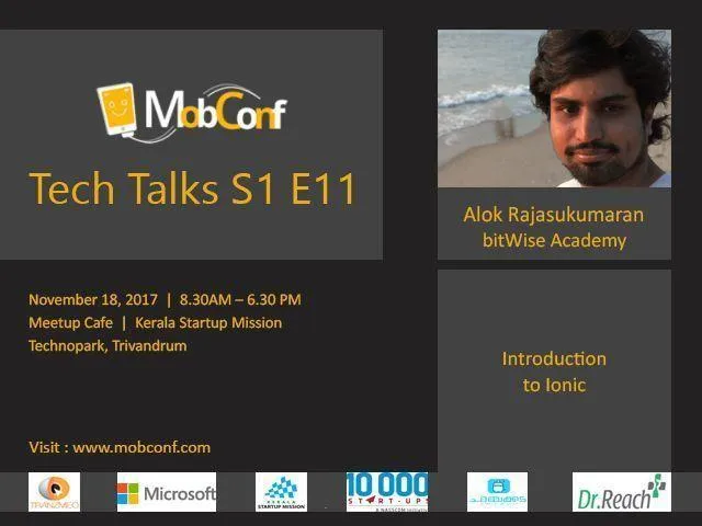 MOBConf Tech Talks S1E11 — KSUM Technopark, Trivandrum