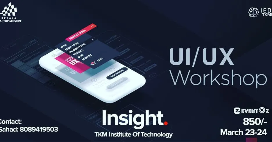 TKM Institute of Technology, Kollam — insight: UI/UX for Android (2-day workshop, IEDC)